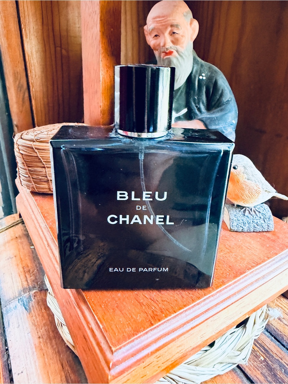 Bleu de Chanel Eau de Parfum for Men - Black Empty Bottle